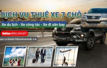 Dịch vụ cho thuê xe 7 chỗ tại thành phố Hồ Chí Minh - Thuê xe tiện lợi, dễ dàng và chất lượng