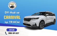 Dịch vụ xe du lịch Bình Minh chuyên cho thuê xe Carnival HCM giá tốt