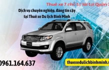 Thuê xe 7 chỗ tự lái tại Quận 7 - Dịch vụ chuyên nghiệp, đáng tin cậy tại Thuê xe Du lịch Bình Minh