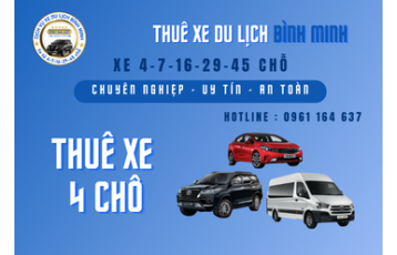 THUÊ XE 4 CHỖ