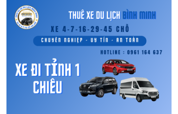 THUÊ XE ĐI TỈNH 1 CHIỀU