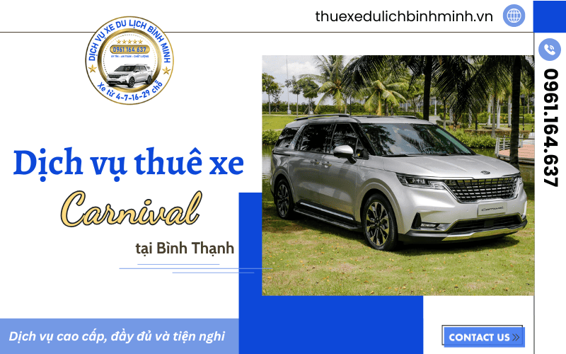 thuê xe Carnival Bình Thạnh
