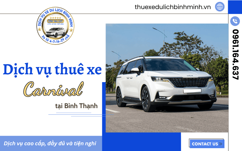 thuê xe Carnival Bình Thạnh