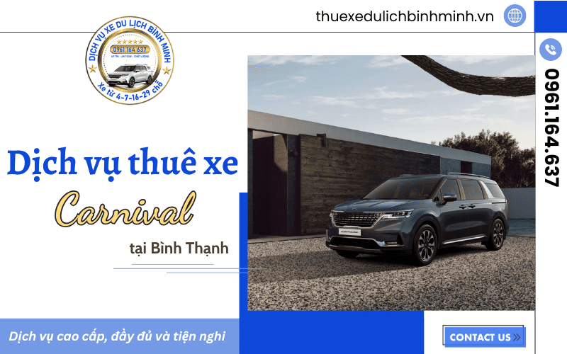 thuê xe Carnival Bình Thạnh
