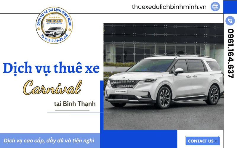 thuê xe Carnival Bình Thạnh
