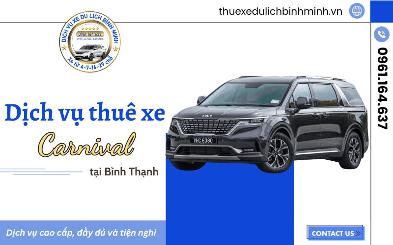 thuê xe Carnival Bình Thạnh